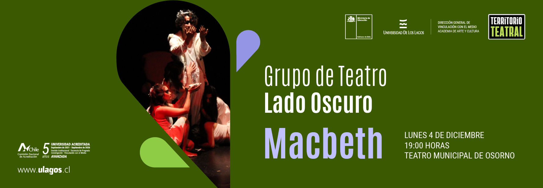 Grupo de teatro ULagos abrirá Festival FRAGUA en Osorno