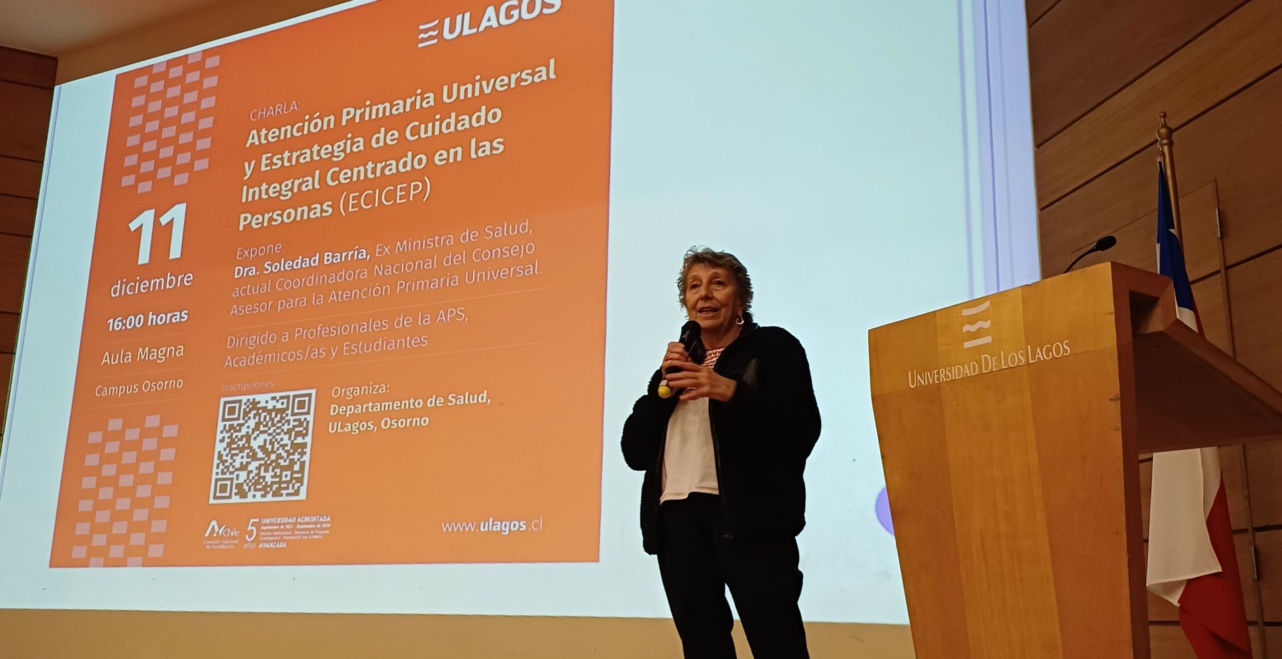 Ex Ministra de Salud comparte con estudiantes ULagos desafíos de la Atención Primaria