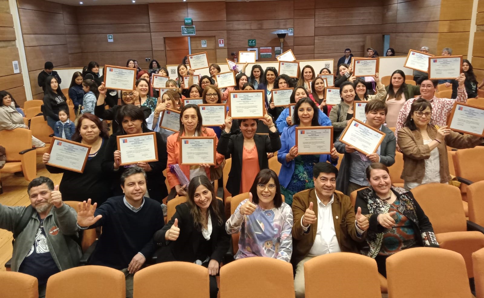 Mujeres líderes sindicales recibieron la certificación en la ULagos