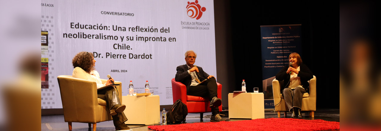 Doctor Pierre Dardot destacó el rol reflexivo de la ULagos en el sistema educativo chileno