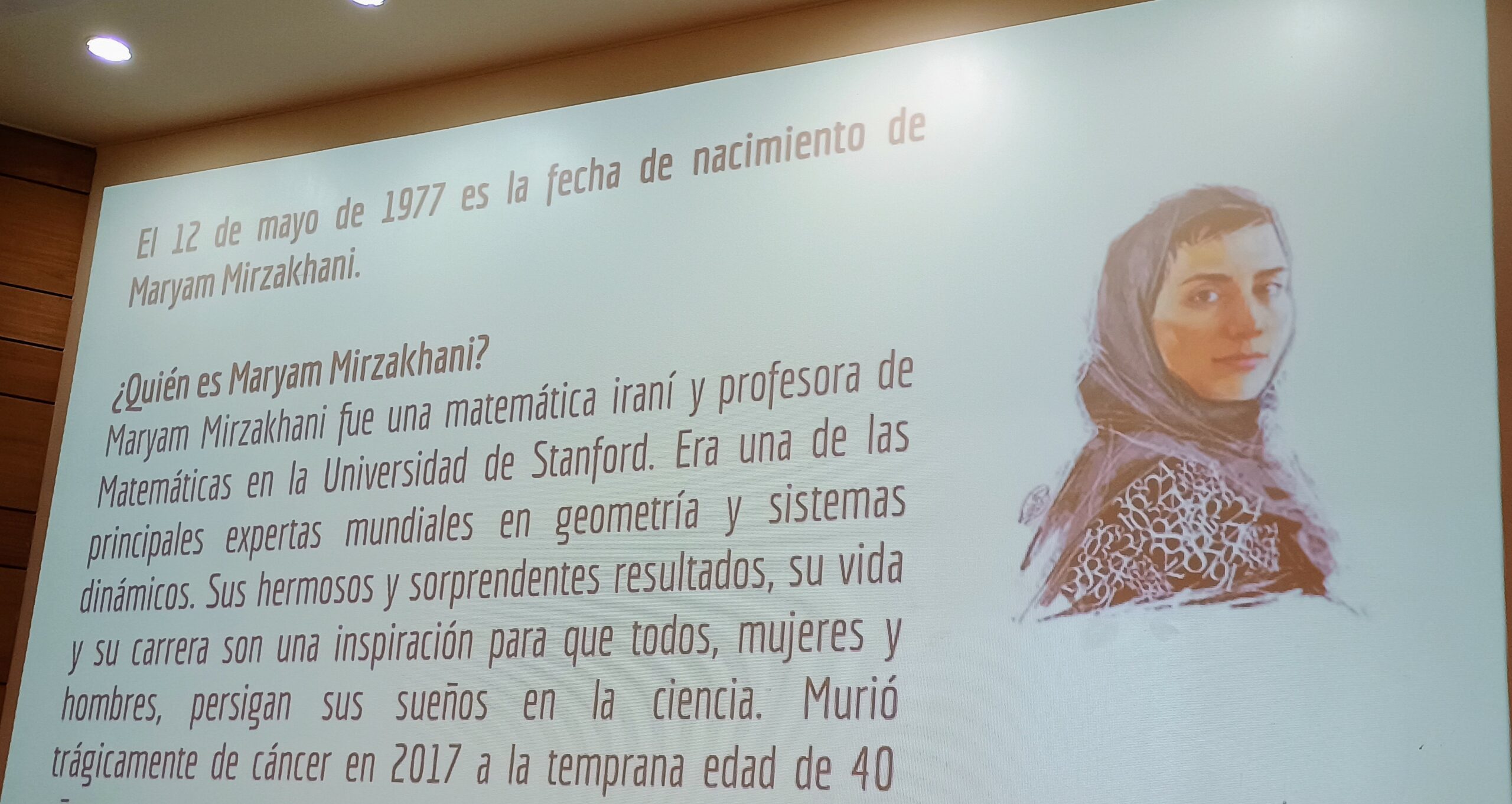 Conmemoración del Día de la Mujer Matemática