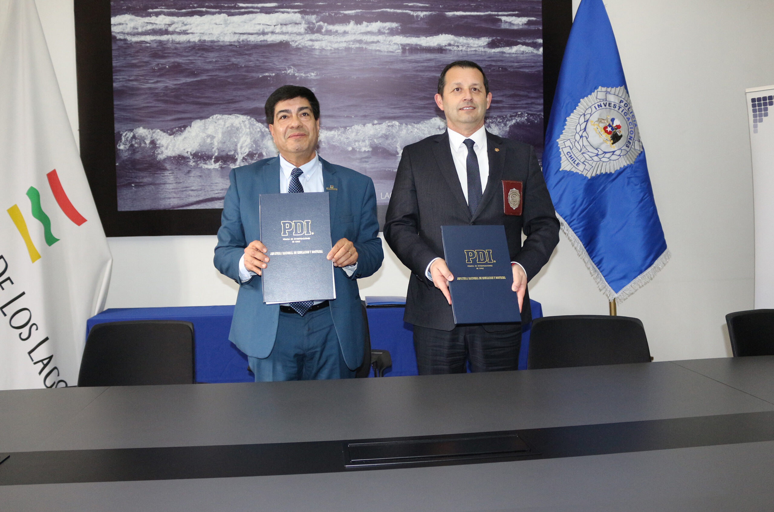 Convenio de colaboración ULagos-PDI permitirá fortalecer docencia, capacitación e investigación