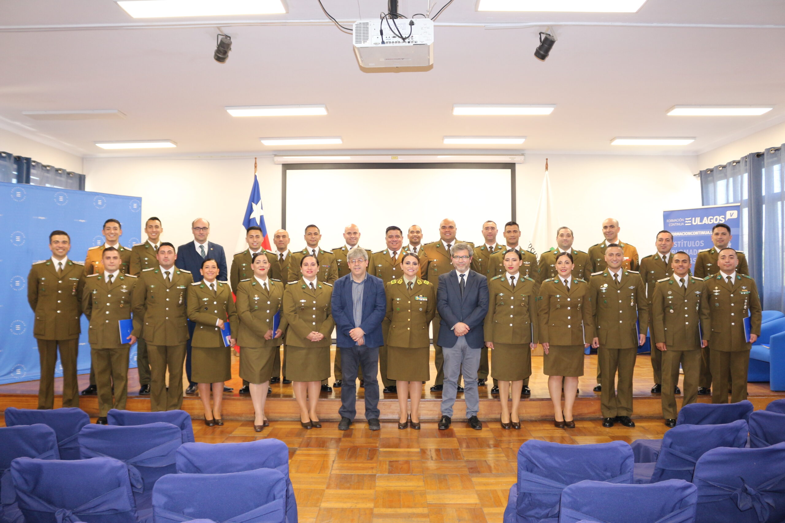 Emotiva ceremonia de Certificación de Diplomados en Derechos Humanos para Carabineros de Chile