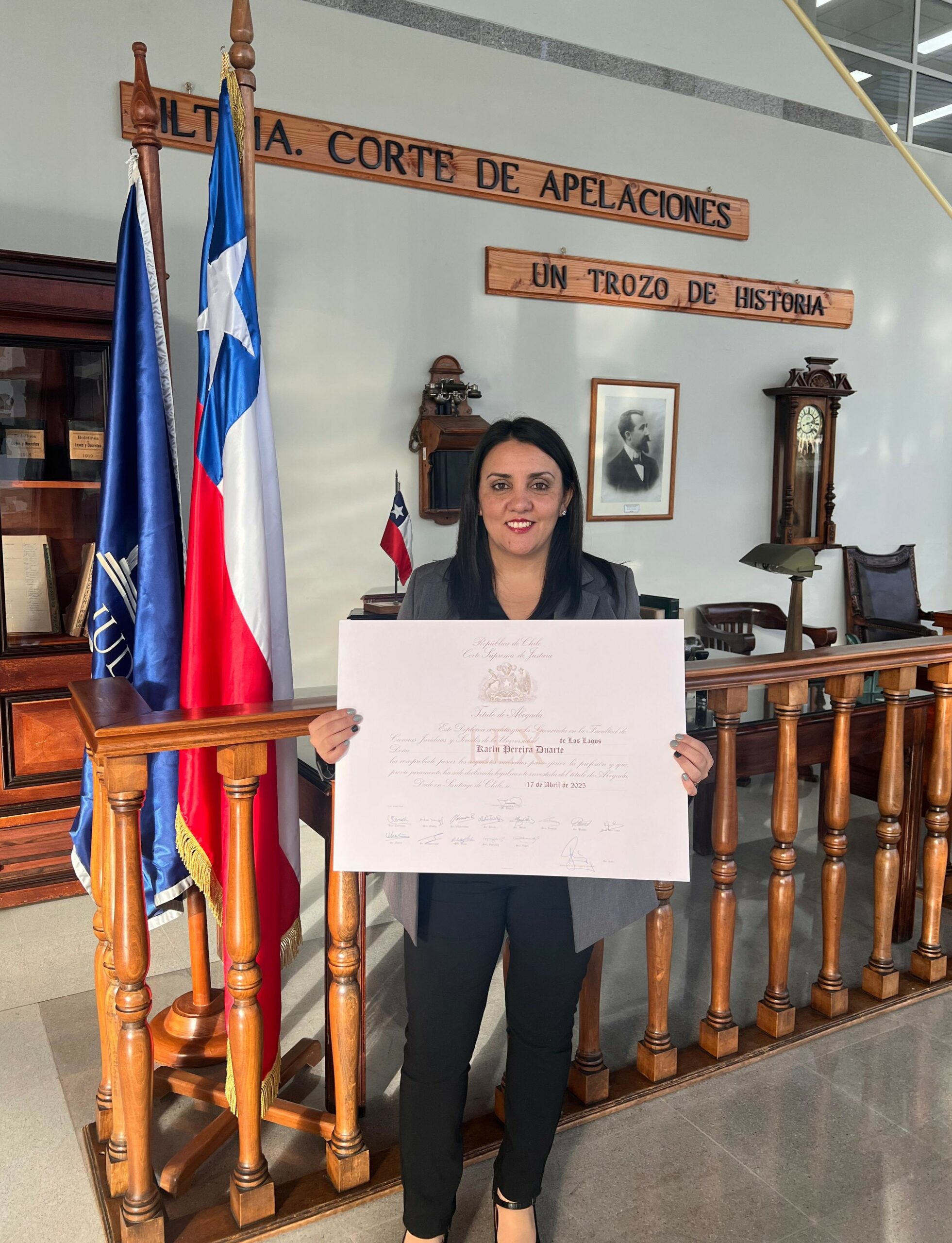 ULagos cuenta con su primera Abogada que jura ante la Corte Suprema