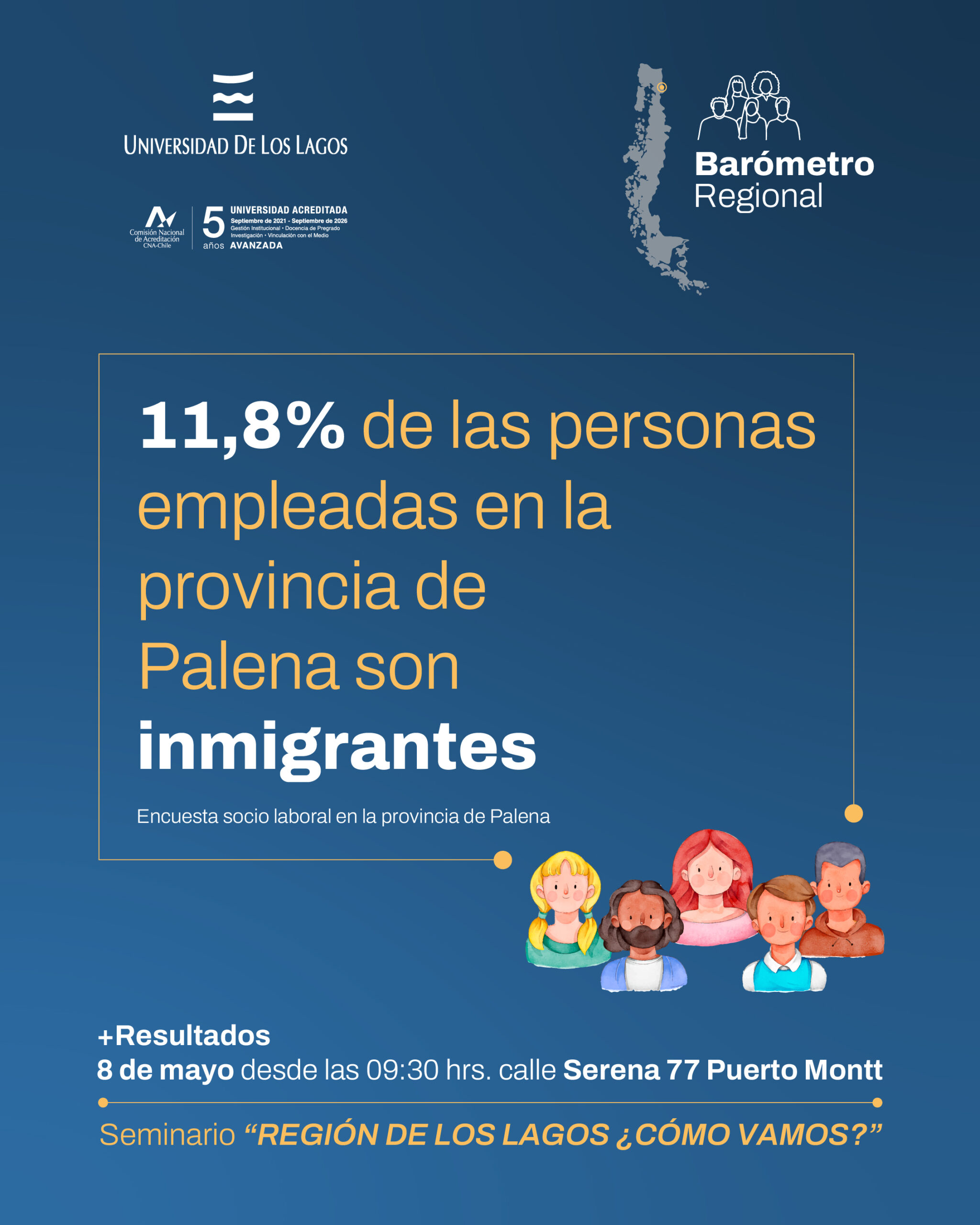 ULagos presenta este jueves resultados del Barómetro Regional