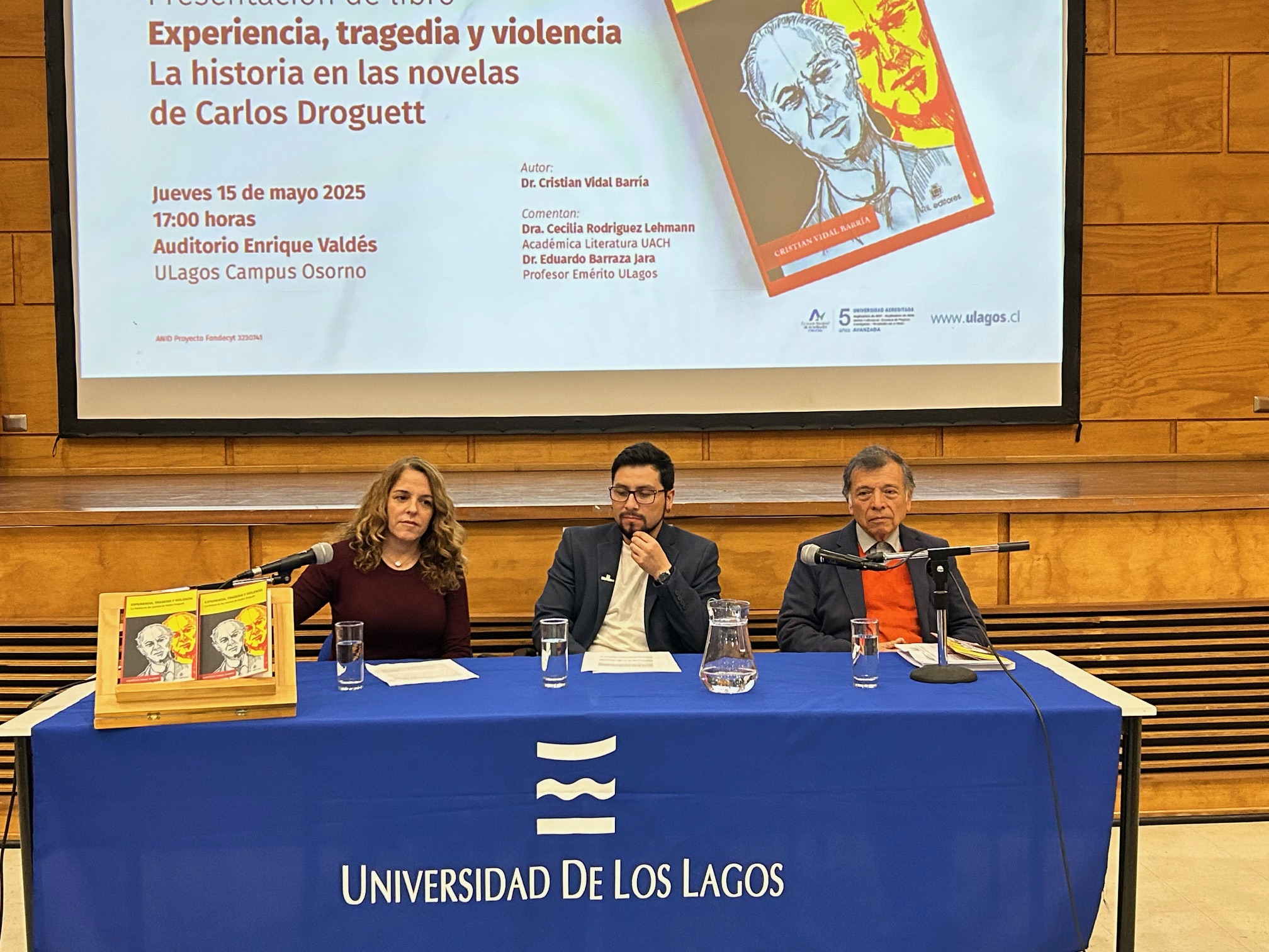Realizan lanzamiento de libro sobre escritor Carlos Droguett