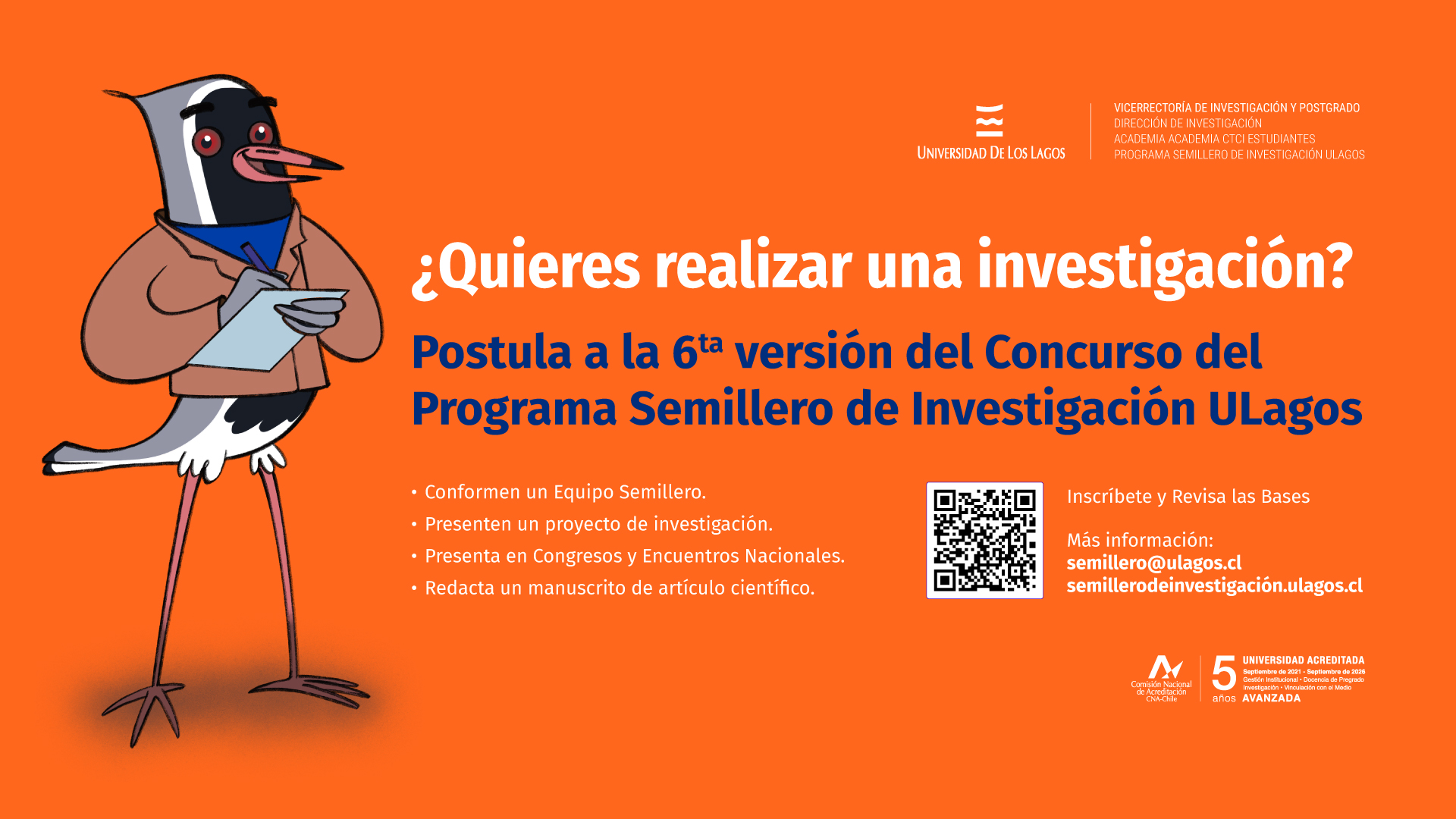 6ta Versión del Programa Semillero de Investigación