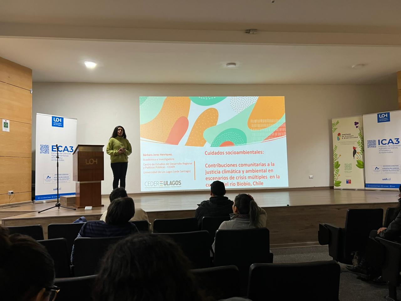 Investigadora del CEDER presenta análisis sobre cuidados socioambientales en la cuenca del río Biobío