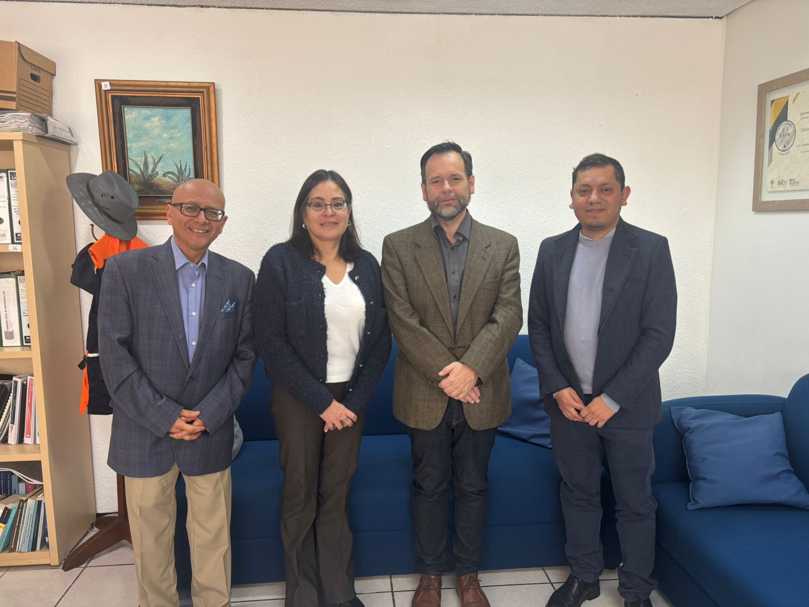 Académico ULagos sostiene encuentros clave en la UNAM para futura colaboración institucional