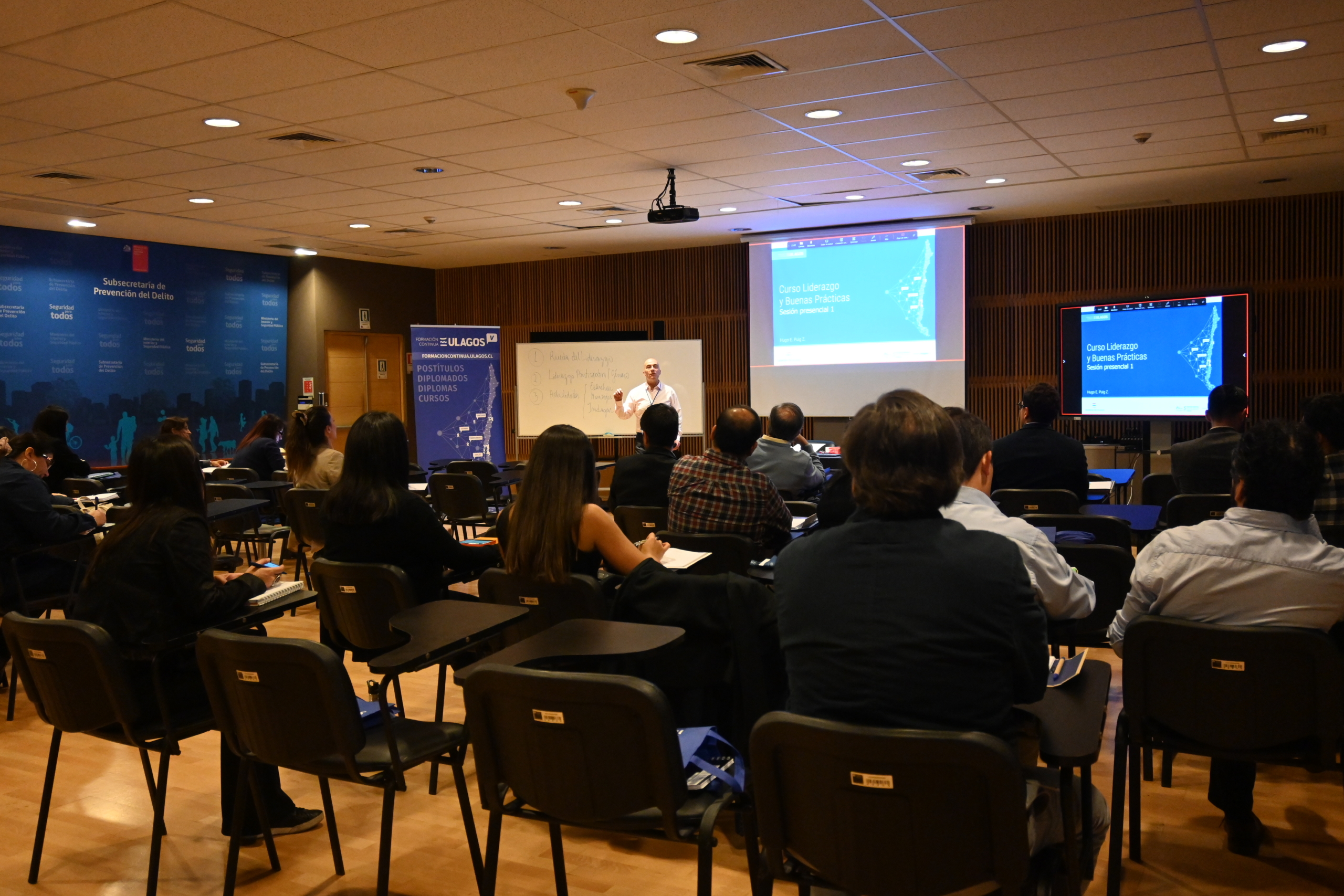 Curso “Liderazgo y buenas prácticas” finalizó de manera presencial en Subsecretaría de Prevención del Delito
