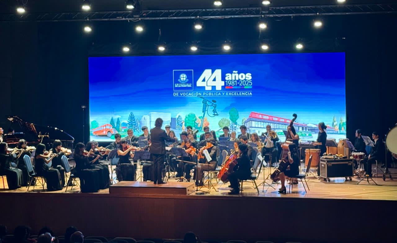 Tras siete años la Orquesta ULagos volvió a brillar en Temuco