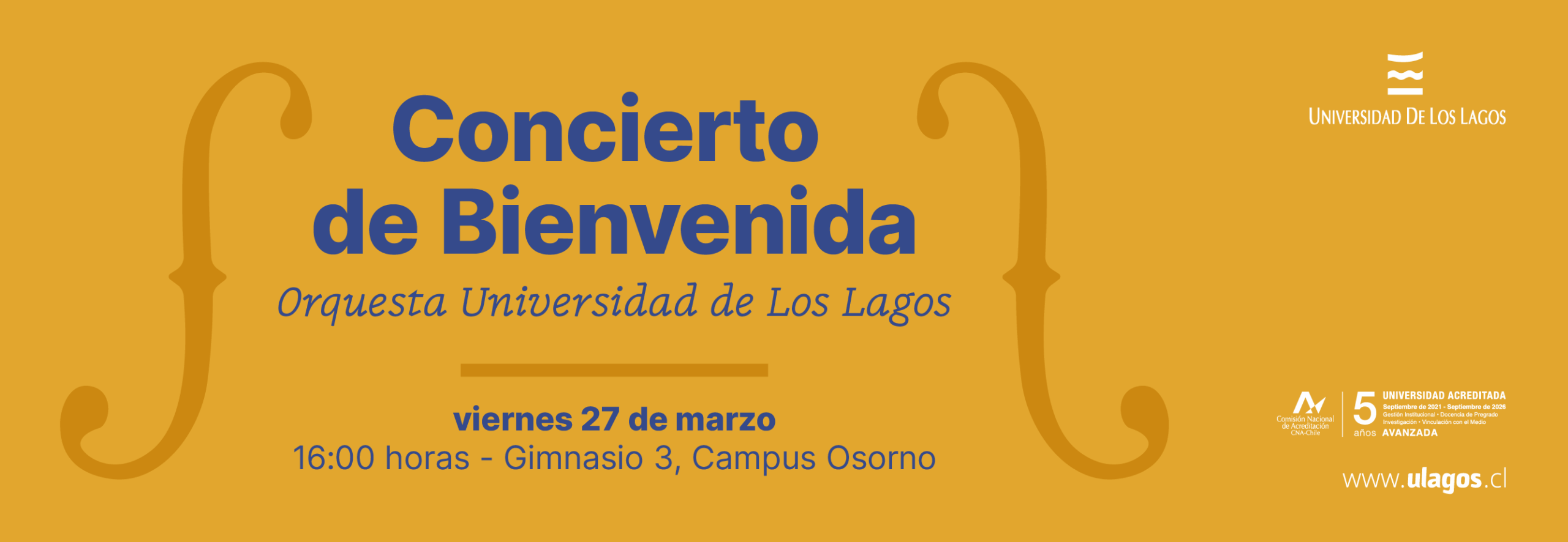 Con música en vivo: ULagos dará la bienvenida a su comunidad estudiantil este viernes