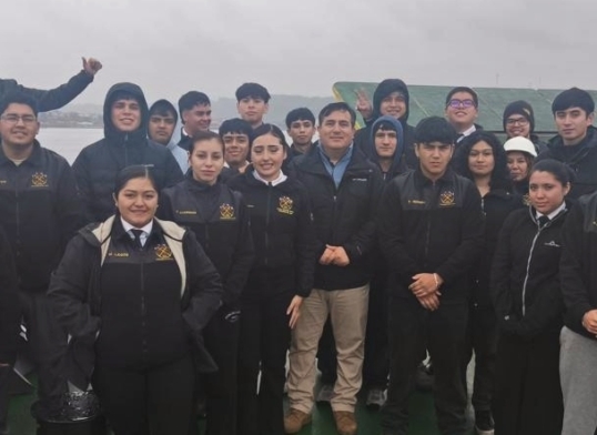 Carreras marítimas participaron de simulacro en buques de Armasur