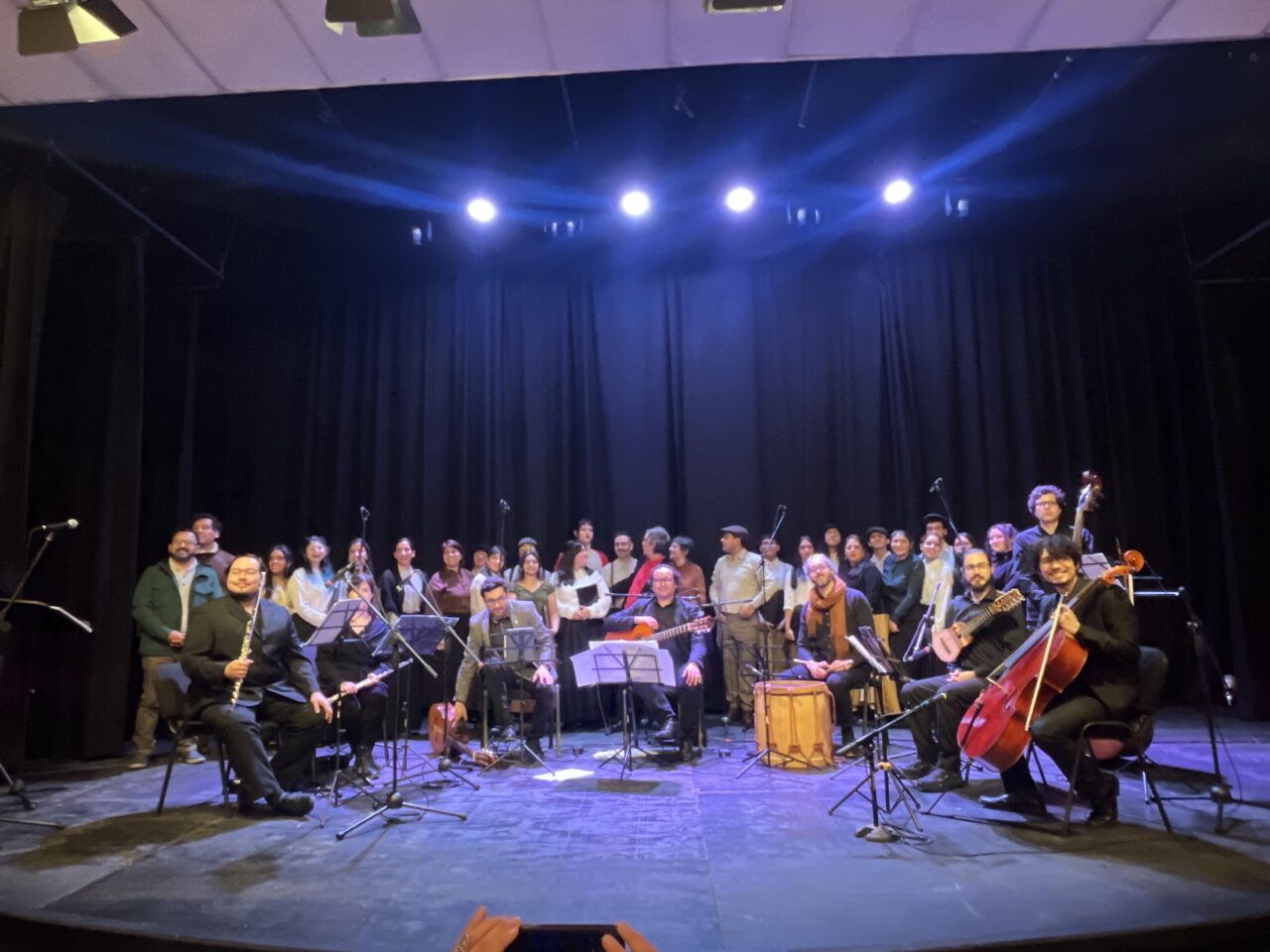 Emotiva presentación en Ancud marcó el inicio de la gira de la Cantata Santa María de Iquique