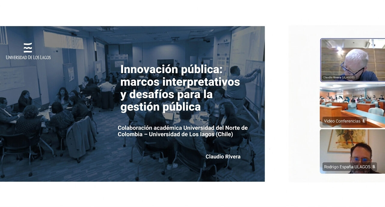 ULagos y Uninorte de Colombia fortalecen alianza académica con clase magistral sobre Innovación Pública